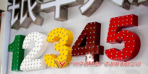LED冲孔发光字20